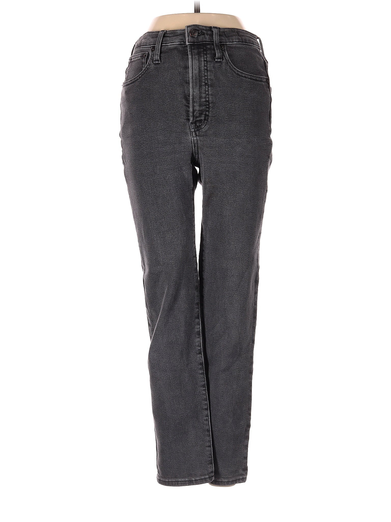 Mid-Rise Straight-leg Jeans in Dark Wash - Main Image