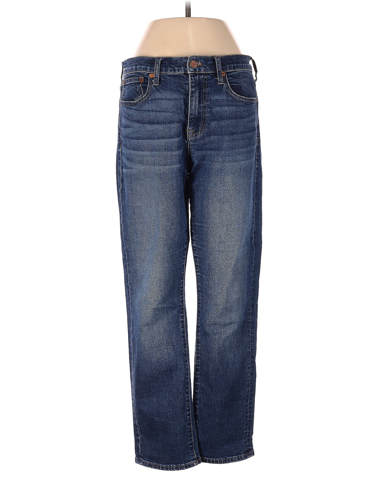 High-Rise Straight-leg Cruiser Straight Jeans In Lana Wash in Medium Wash waist size - 27