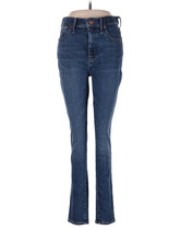 Mid-Rise Straight-leg Jeans in Medium Wash waist size - 28