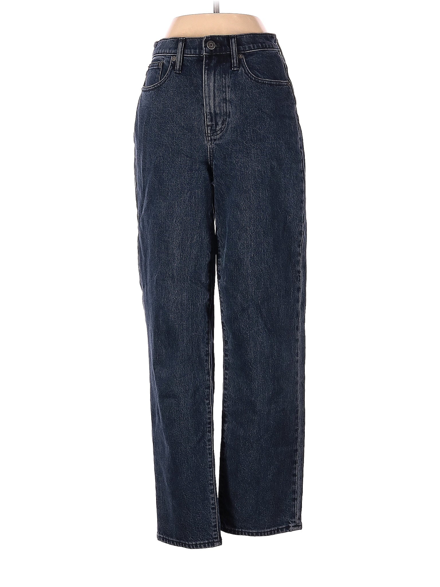 High-Rise Boyjeans Jeans in Dark Wash waist size - 23
