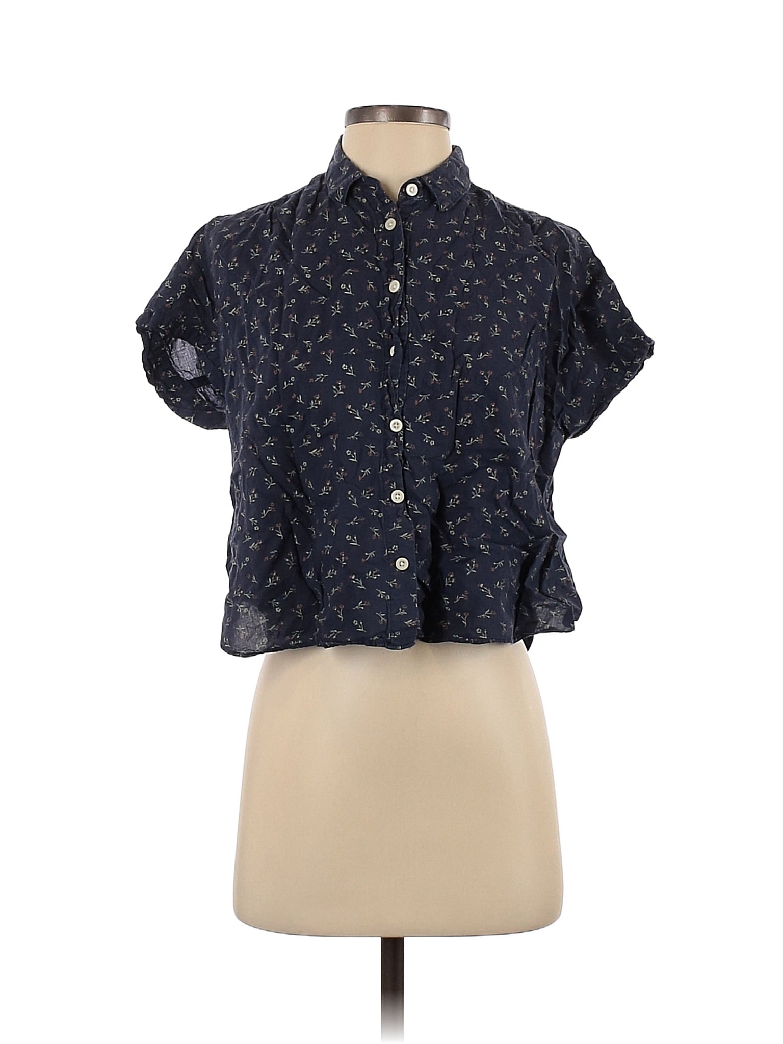Short Sleeve Button-Down Shirt size - XXS