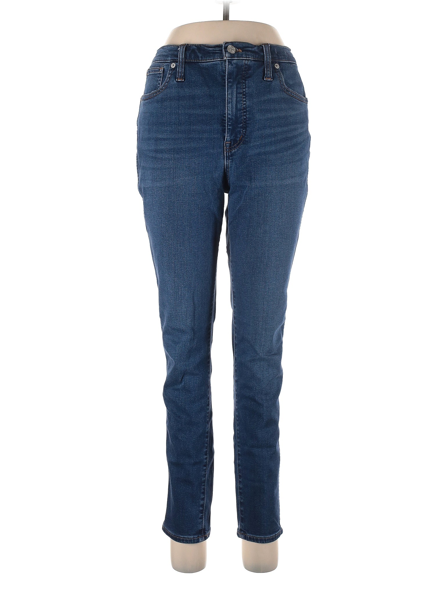 High-Rise Skinny Jeans in Dark Wash waist size - 31