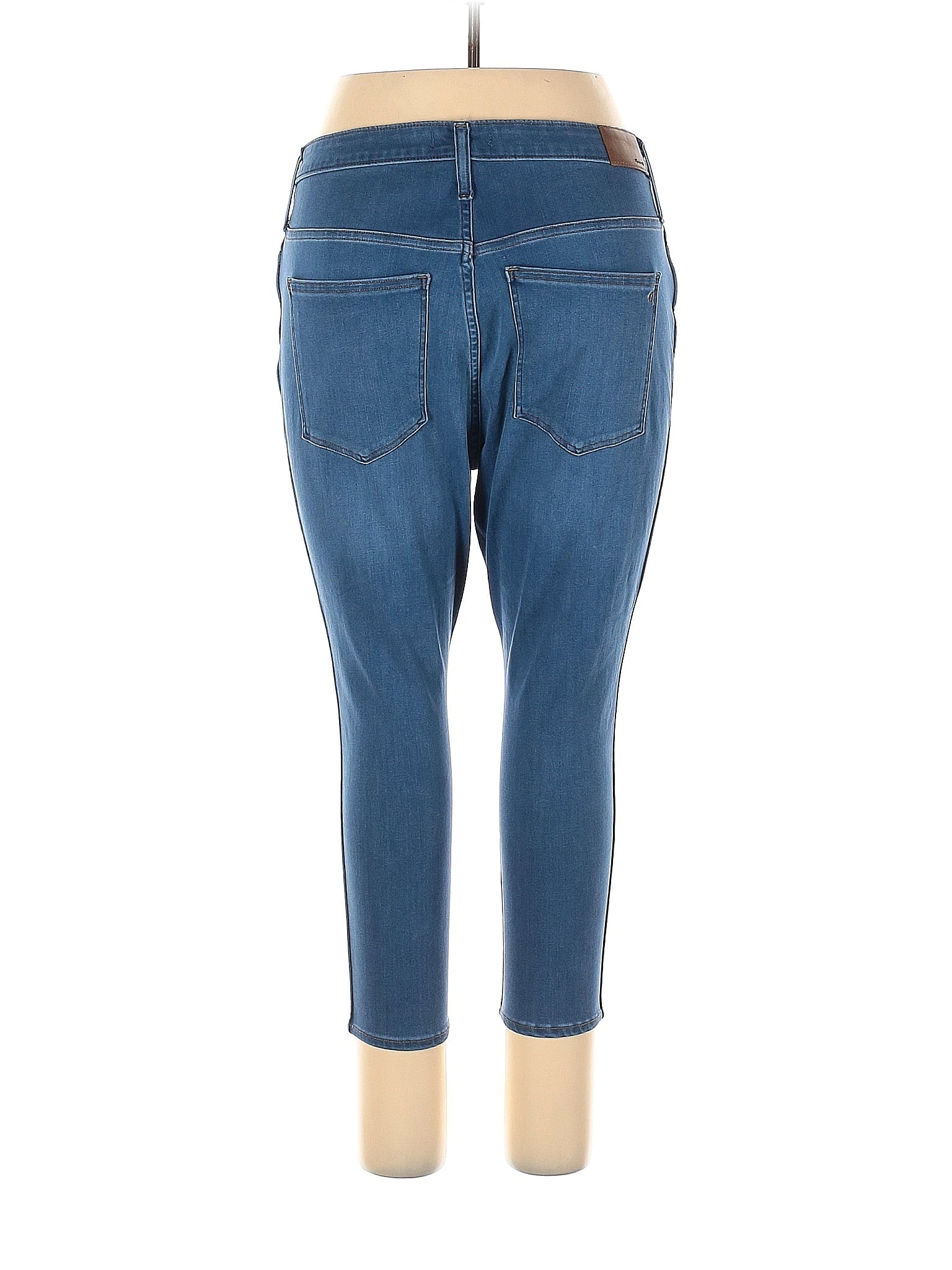 High-Rise Skinny Jeans in Medium Wash waist size - 33 P