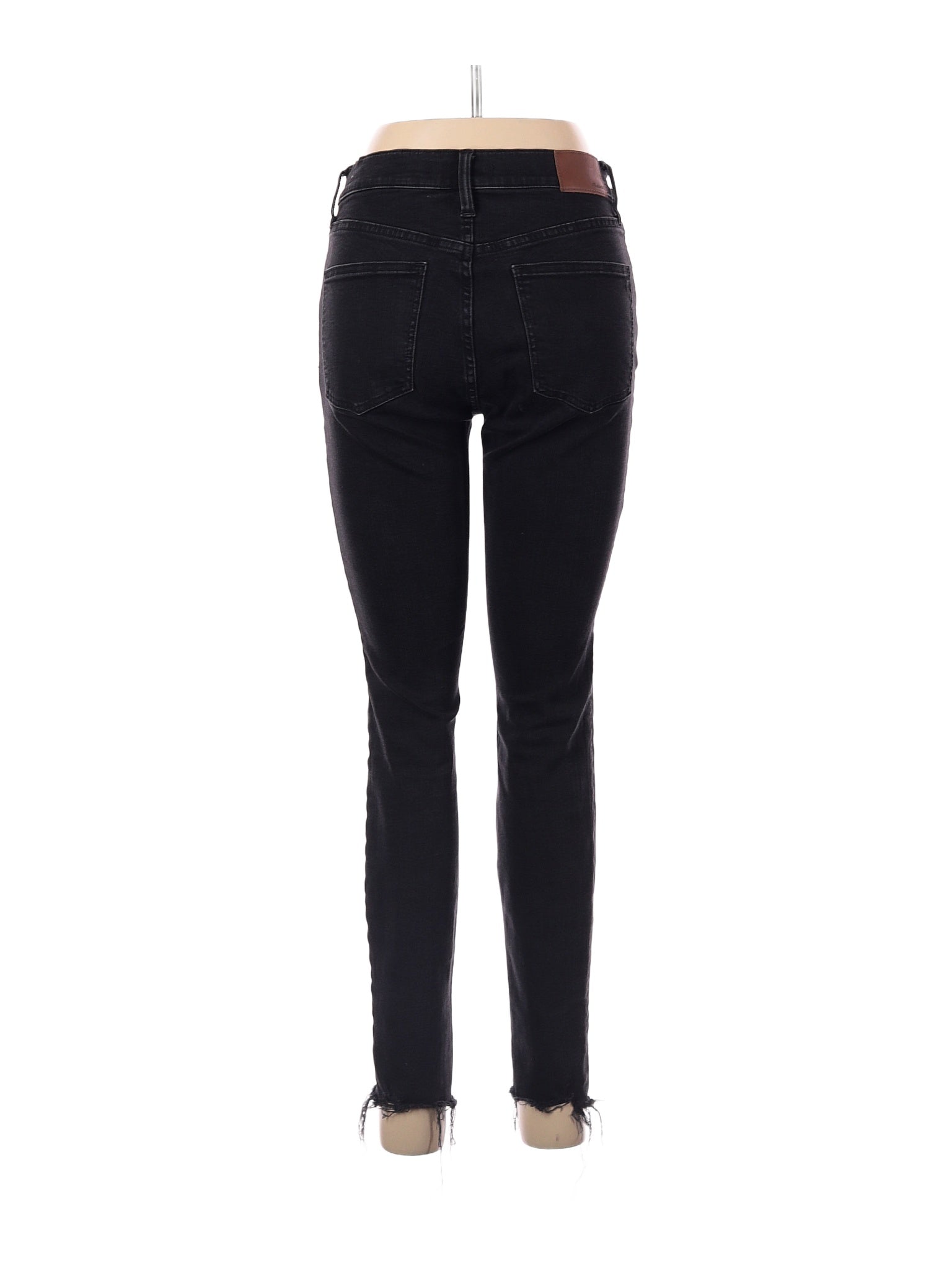 Mid-Rise Skinny Jeans in Dark Wash waist size - 29