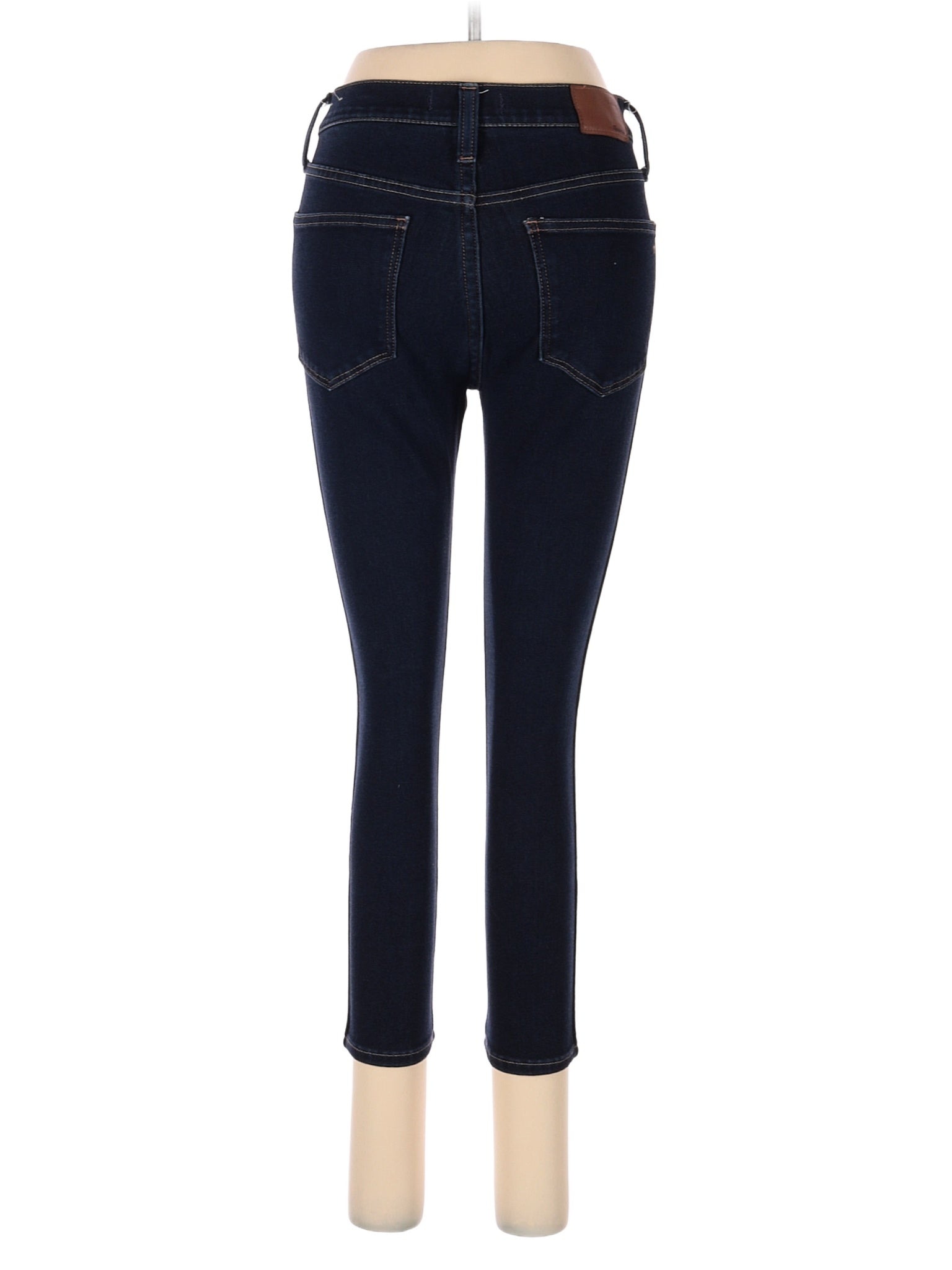 Mid-Rise Skinny Madewell Jeans 26 Petite in Dark Wash waist size - 26 P