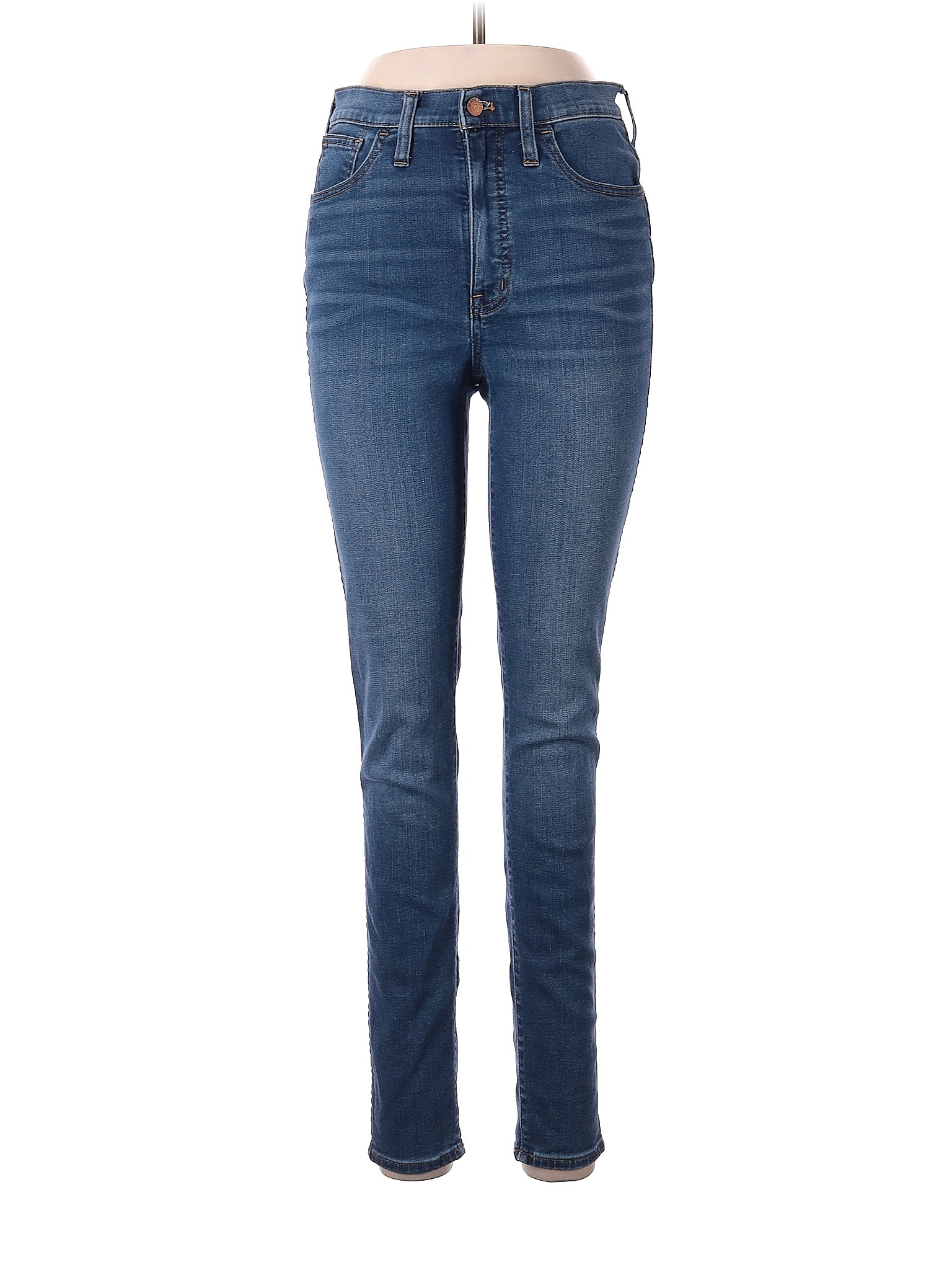 High-Rise Skinny Tall 10" High-Rise Roadtripper Supersoft Jeans In Playford Wash in Dark Wash waist size - 28 T