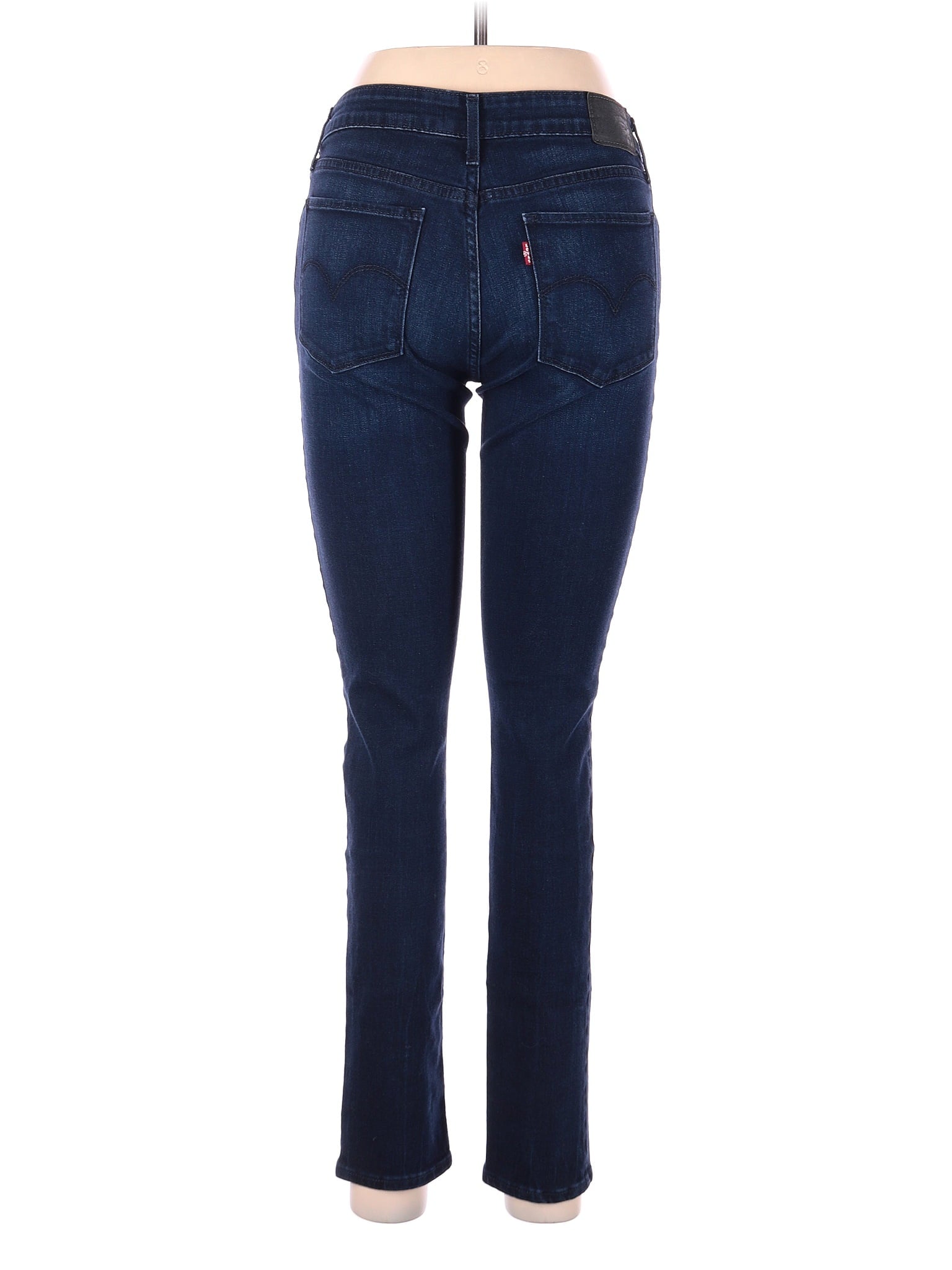Mid-Rise Skinny 9" Mid-Rise Skinny Jeans In Larkspur Wash: TENCEL™ Denim Edition in Dark Wash waist size - 29