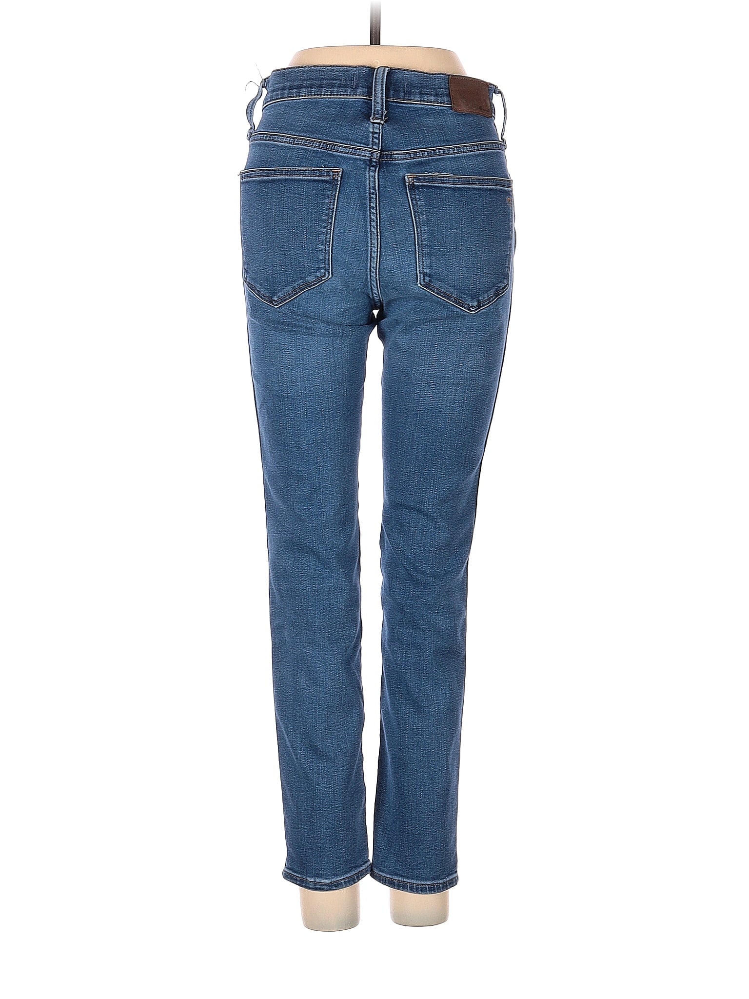 Mid-Rise Boyjeans Petite 10" High-Rise Roadtripper Supersoft Jeans In Playford Wash in Medium Wash waist size - 25 P