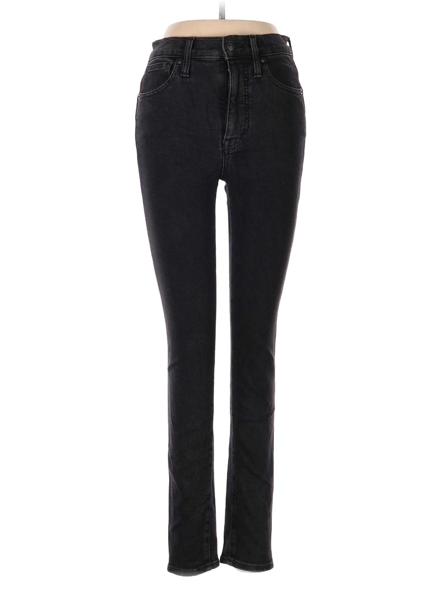 High-Rise Skinny 10" High-Rise Skinny Jeans In Starkey Wash in Dark Wash waist size - 27