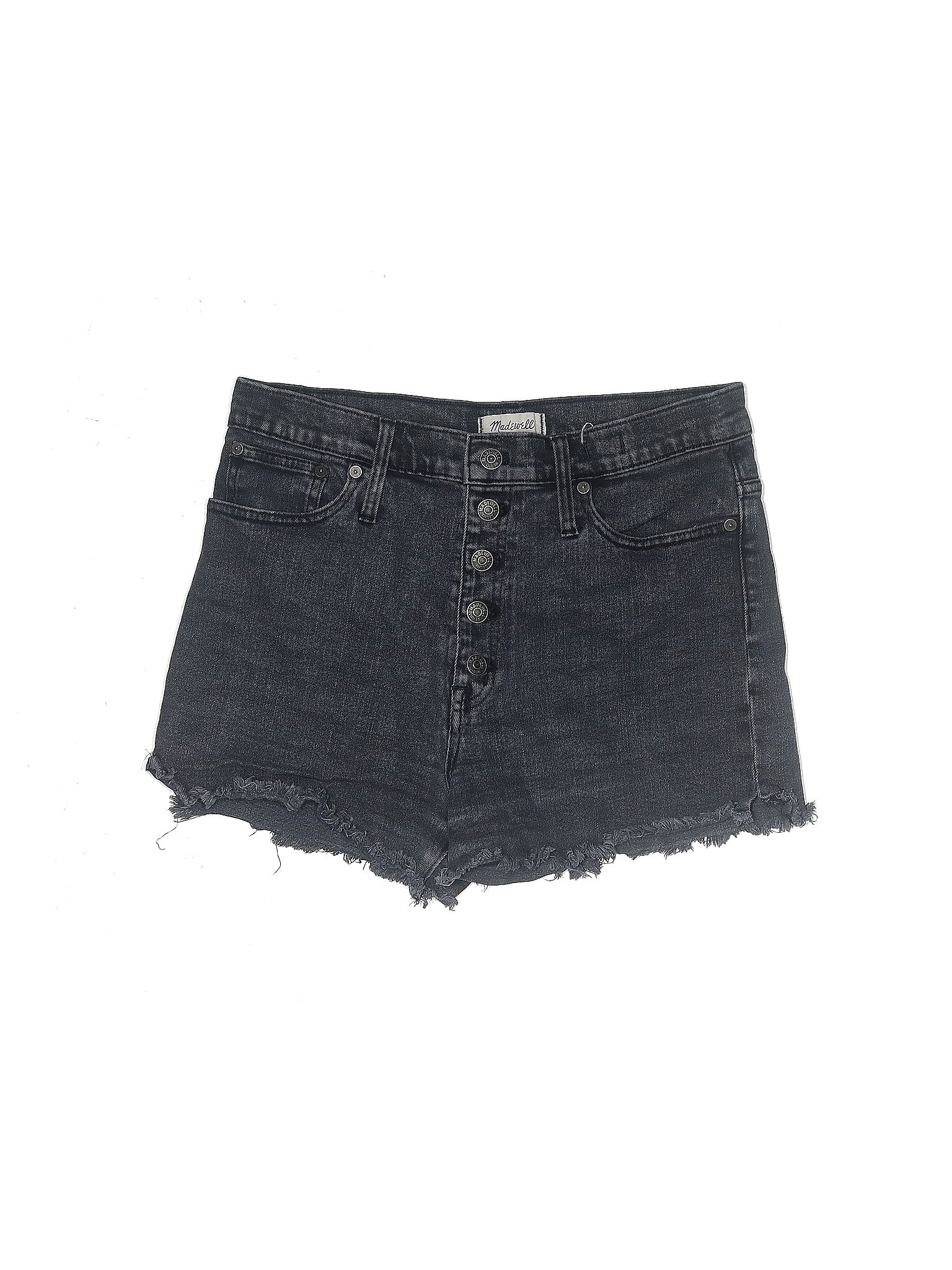 High-Rise Denim Shorts waist size - 31