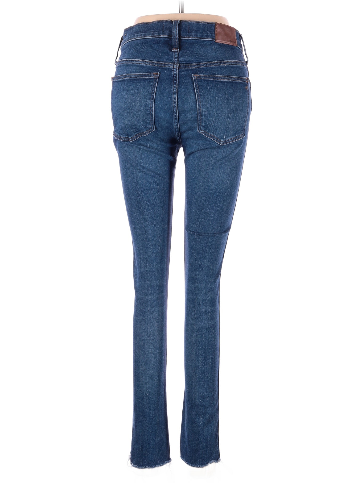 Mid-Rise Skinny Madewell Jeans 29 in Dark Wash waist size - 29