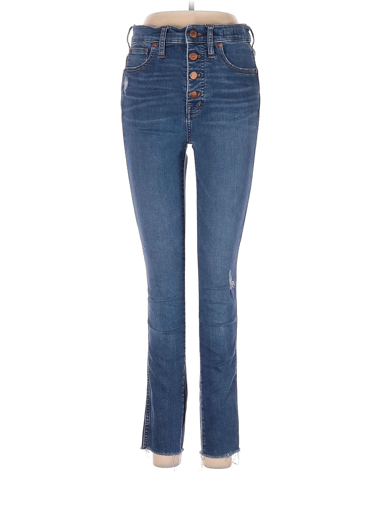 High-Rise Skinny Madewell Jeans 27 in Dark Wash waist size - 27