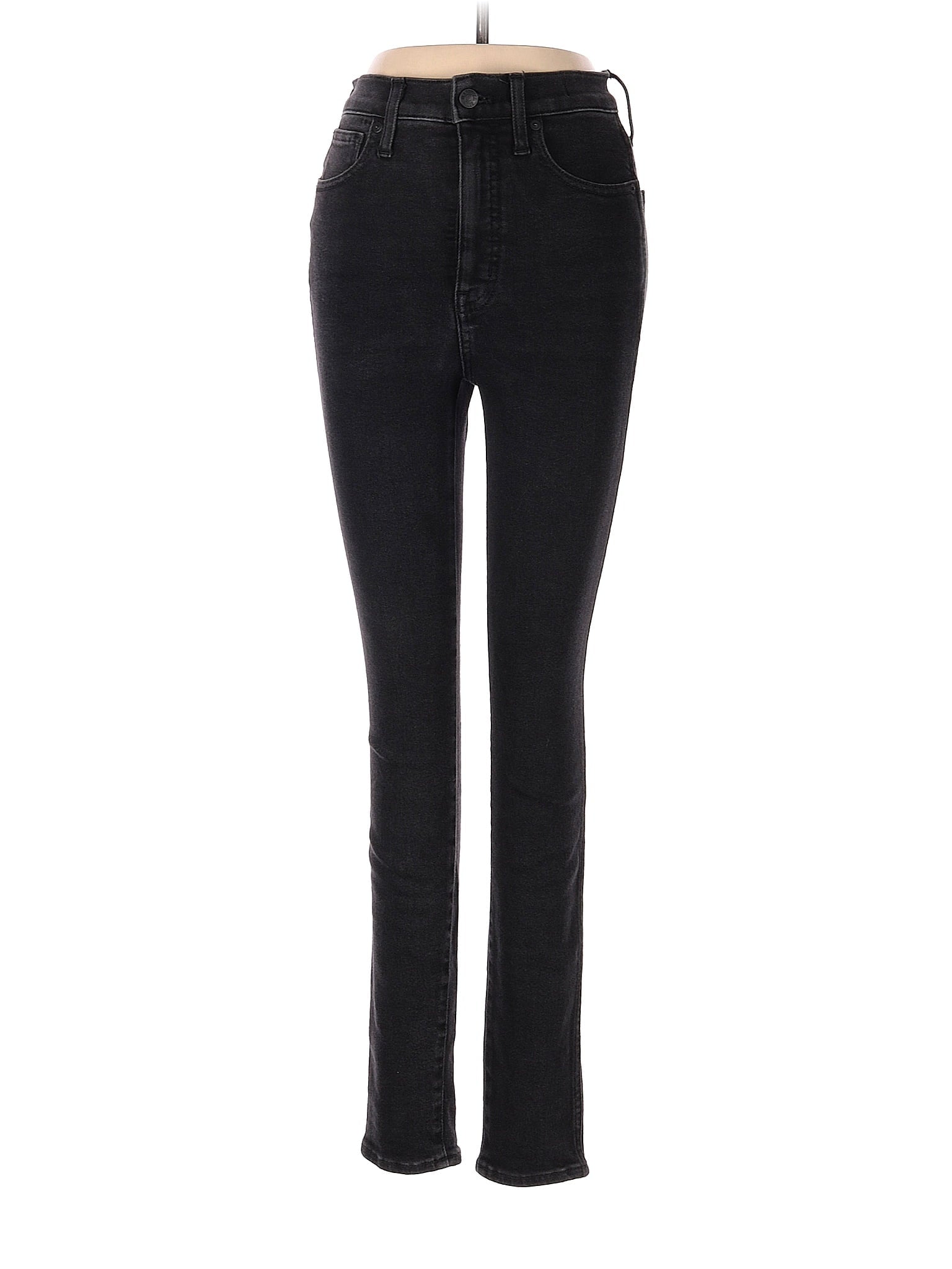 High-Rise Skinny 10" High-Rise Skinny Jeans In Starkey Wash in Dark Wash waist size - 27