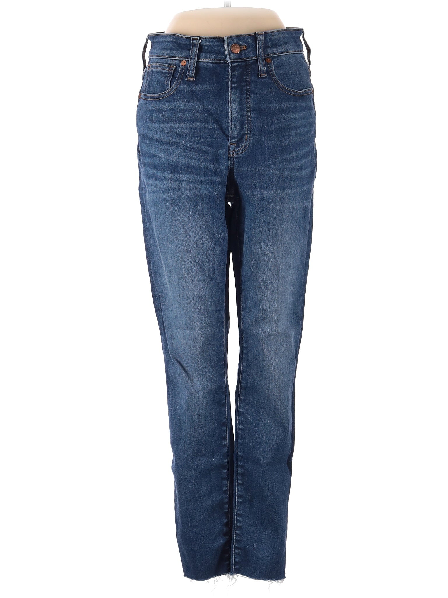 High-Rise Boyjeans Curvy High-Rise Skinny Jeans In Lanette Wash in Dark Wash waist size - 26