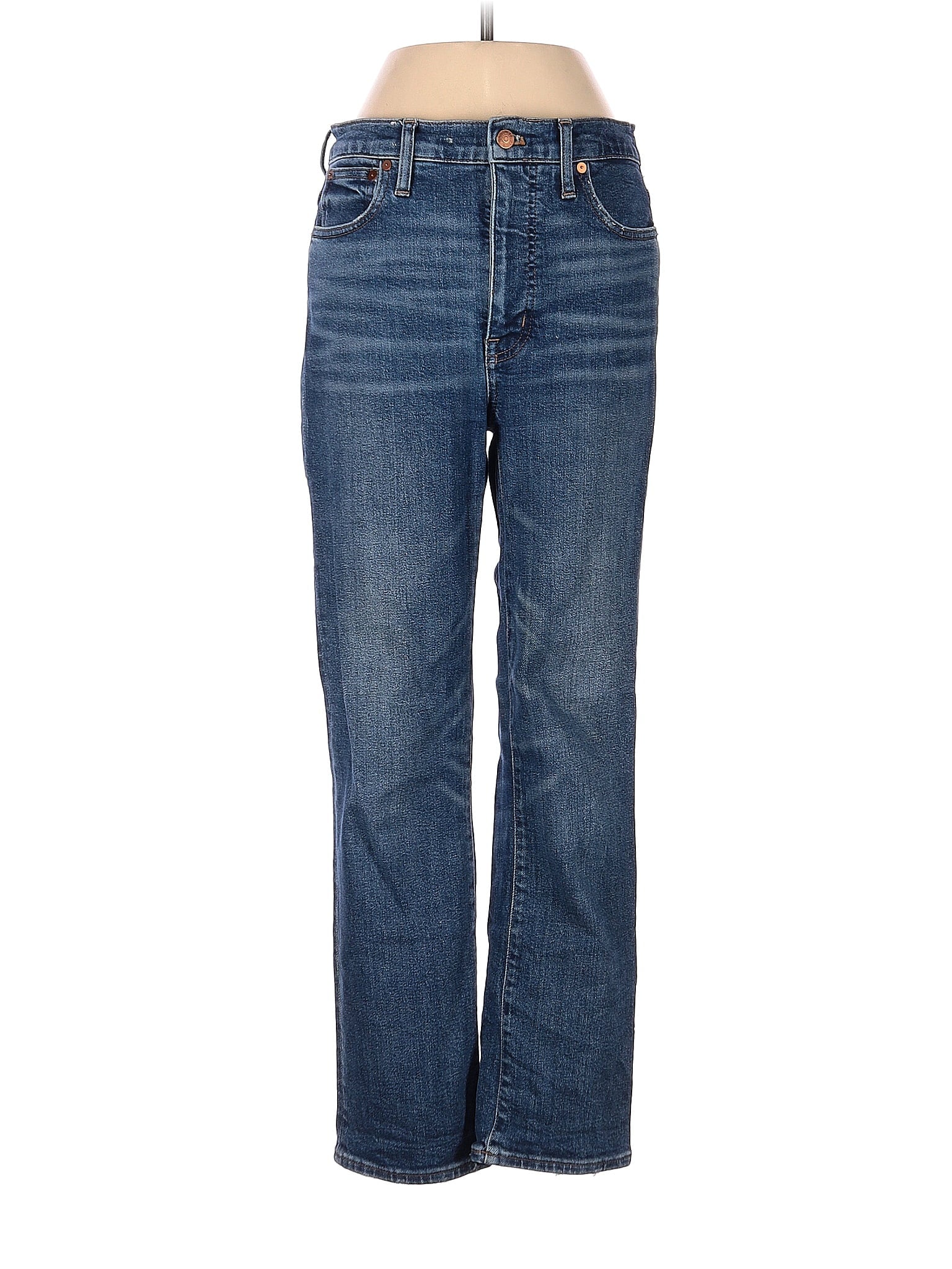 High-Rise Boyjeans Jeans in Dark Wash waist size - 27