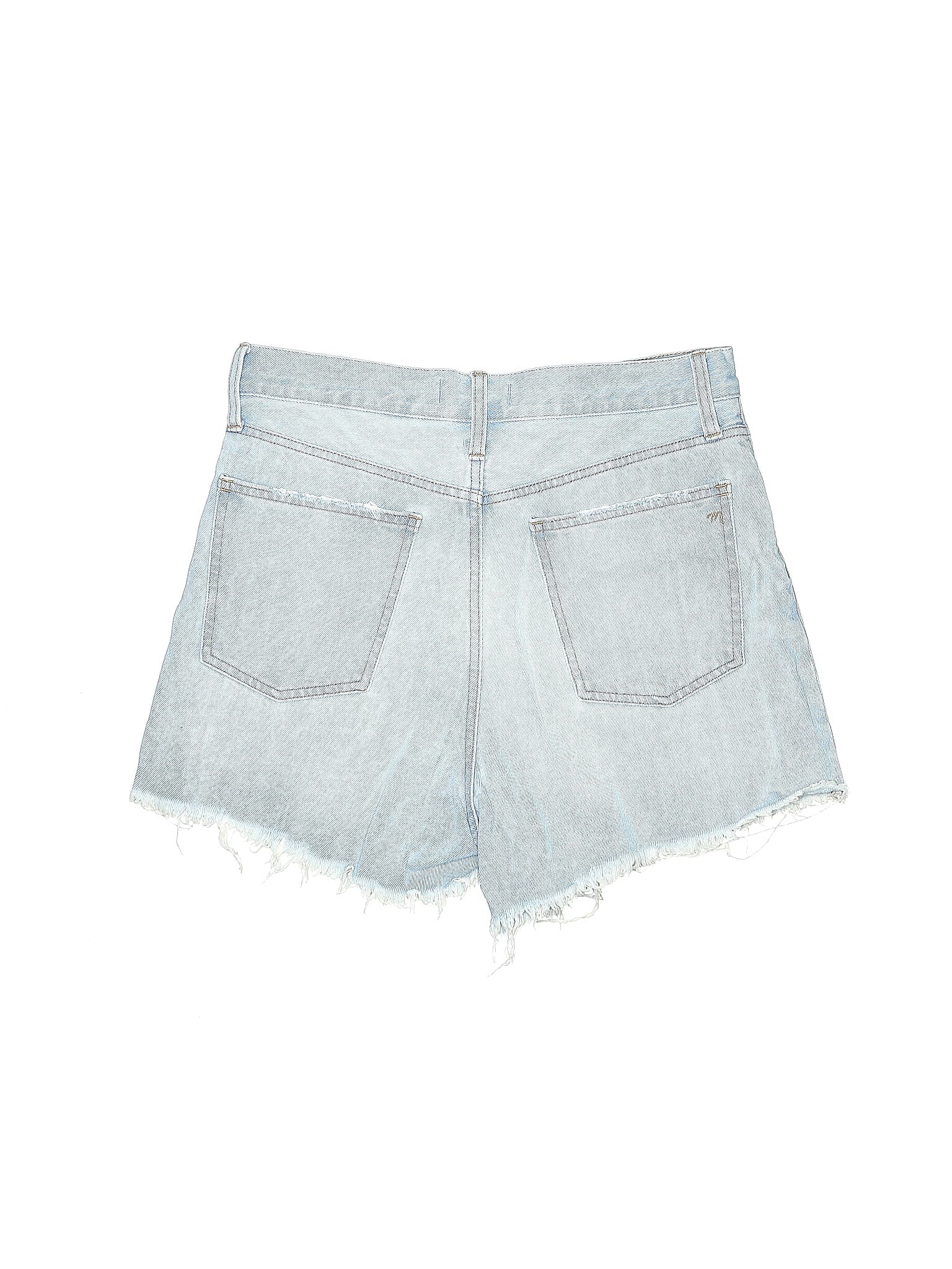 High-Rise The Momjean Short In Byers Wash: Ripped Edition waist size - 28