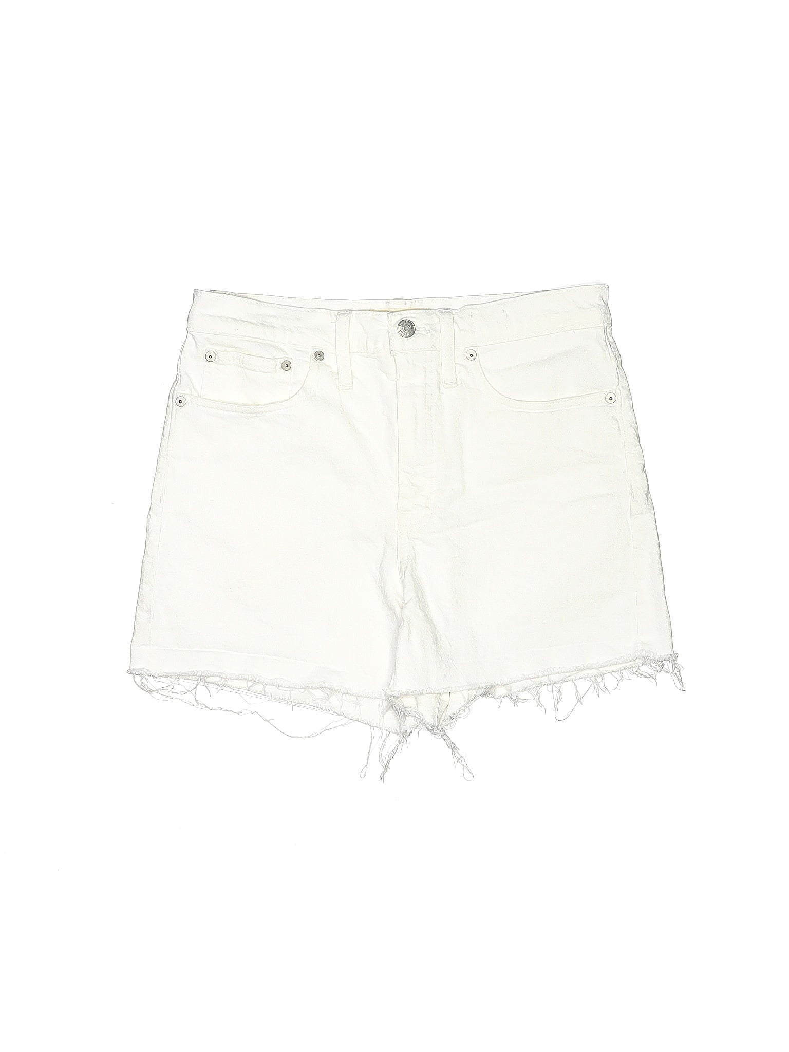 High-Rise Denim Shorts waist size - 28