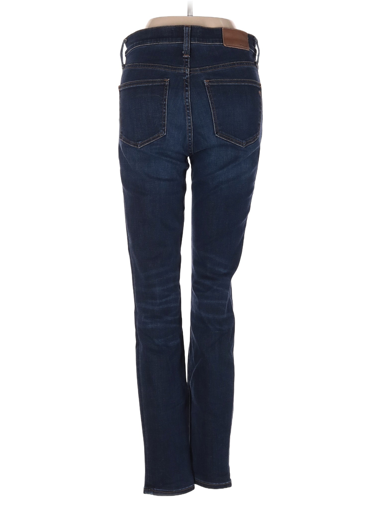 Mid-Rise Skinny 9" Mid-Rise Skinny Jeans In Larkspur Wash: TENCEL™ Denim Edition in Dark Wash waist size - 26
