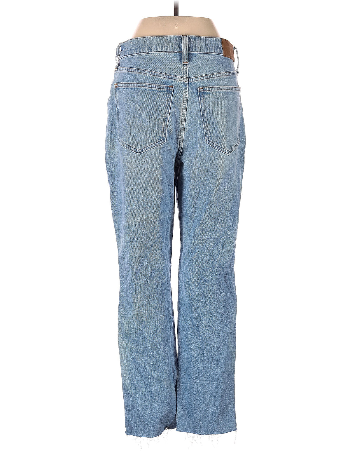 Low-Rise Wide-leg Jeans in Light Wash waist size - 27