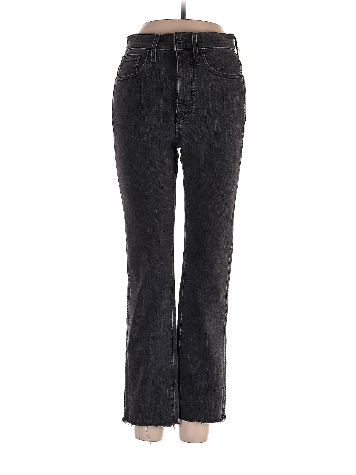 Mid-Rise Bootleg Jeans in Dark Wash waist size - 24