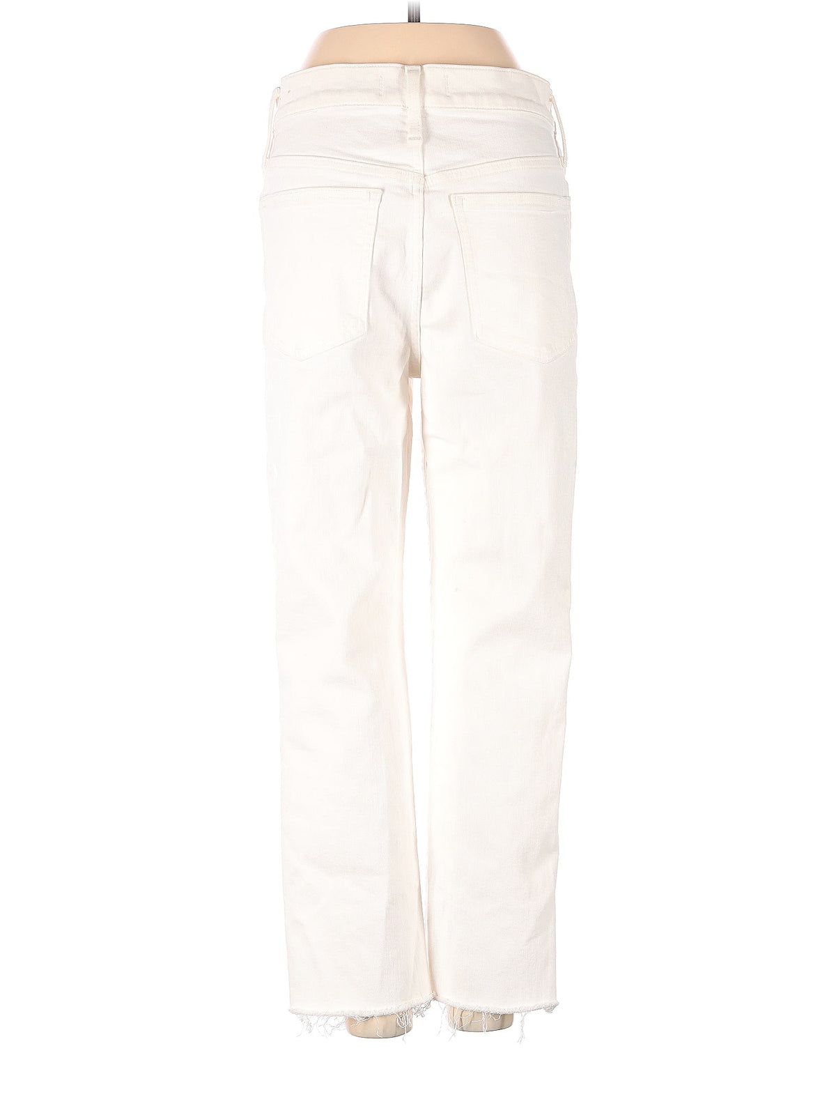High-Rise Straight-leg Jeans in Light Wash waist size - 26 P