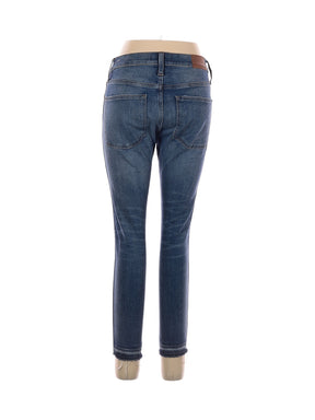 Mid-Rise Skinny Jeans in Dark Wash waist size - 30 P