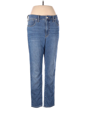 Mid-Rise Boyjeans 10" High-Rise Skinny Crop Jeans In Welling Wash: Summerweight Edition in Medium Wash waist size - 29