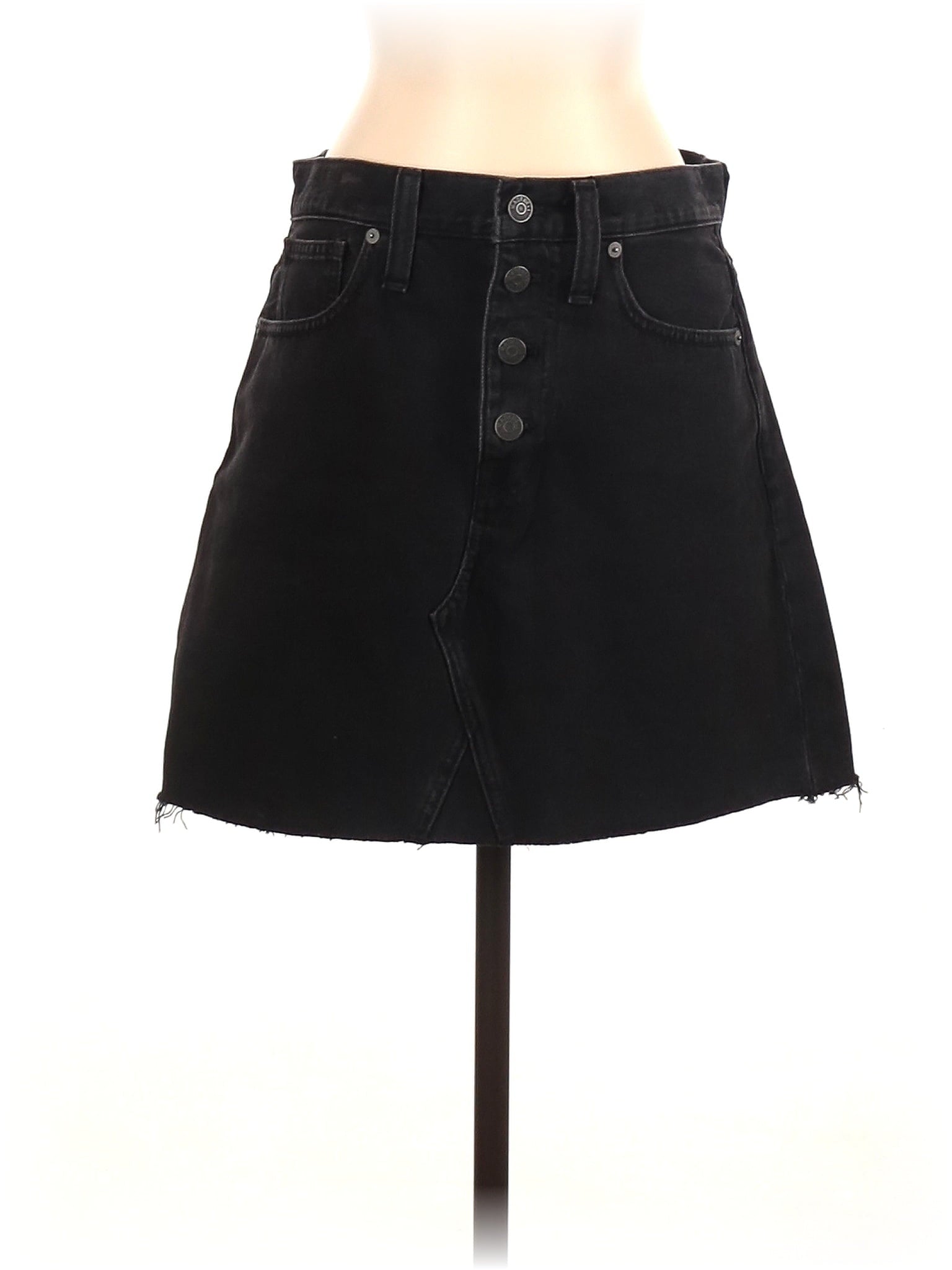 Mid-Rise Denim Skirt waist size - 27