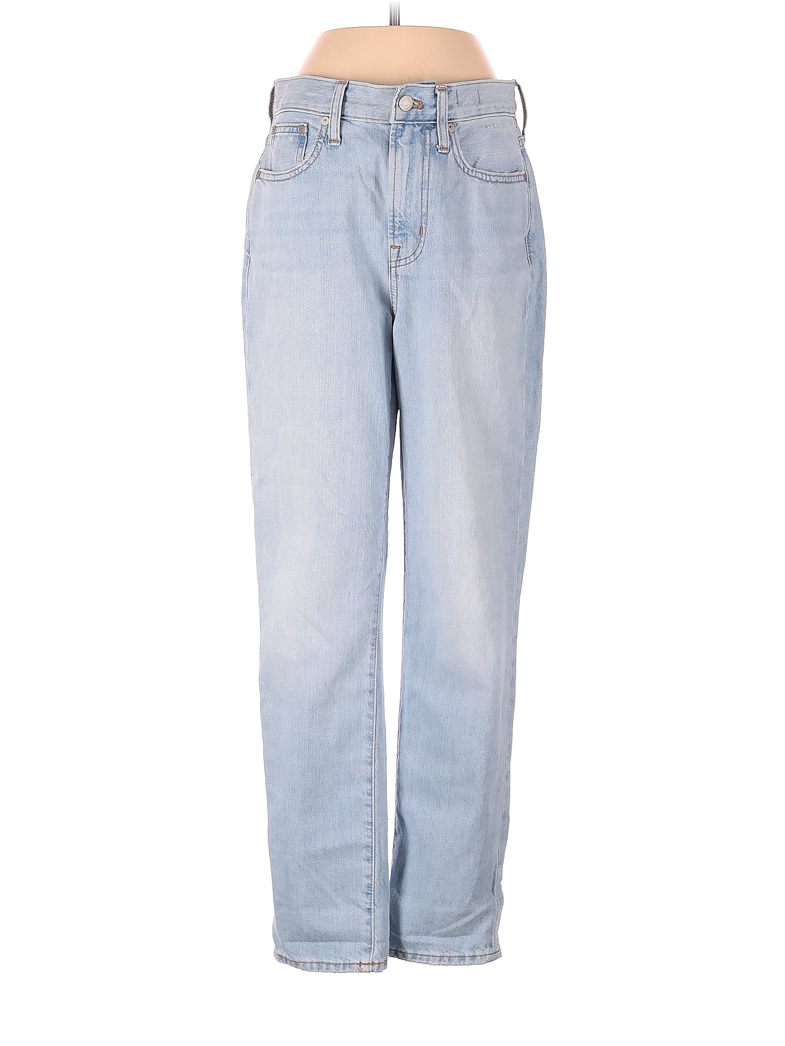 Mid-Rise Boyjeans Jeans in Light Wash waist size - 25
