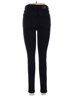 Mid-Rise Skinny Jeans in Dark Wash waist size - 29