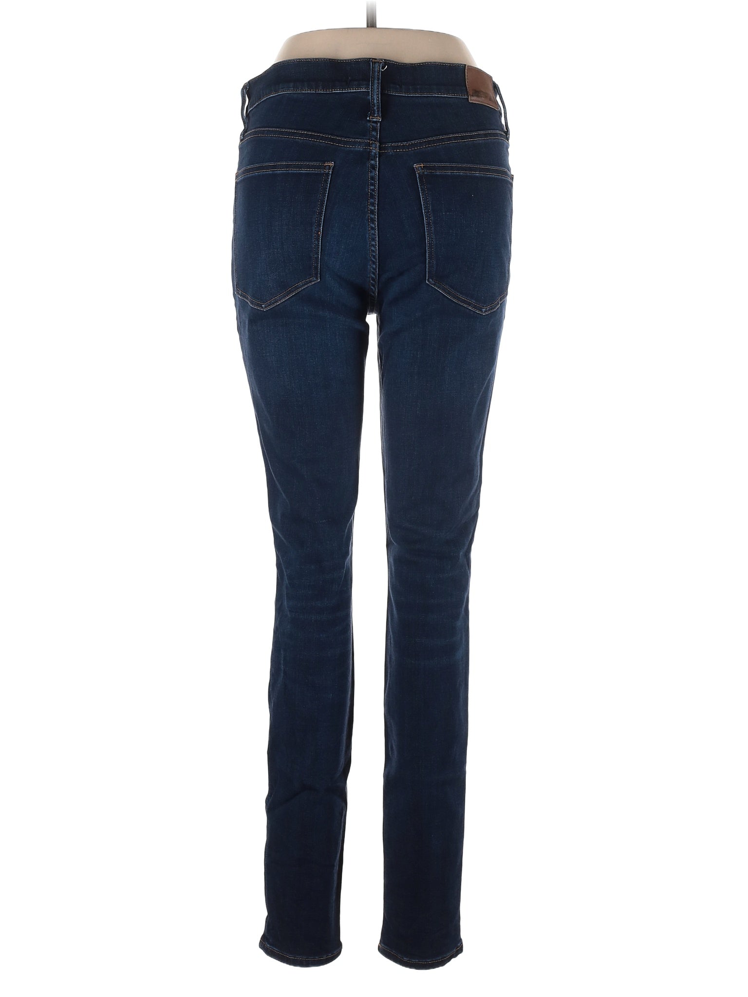 High-Rise Skinny Tall 9" Mid-Rise Skinny Jeans In Larkspur Wash: TENCEL&trade; Denim Edition in Dark Wash waist size - 30 T