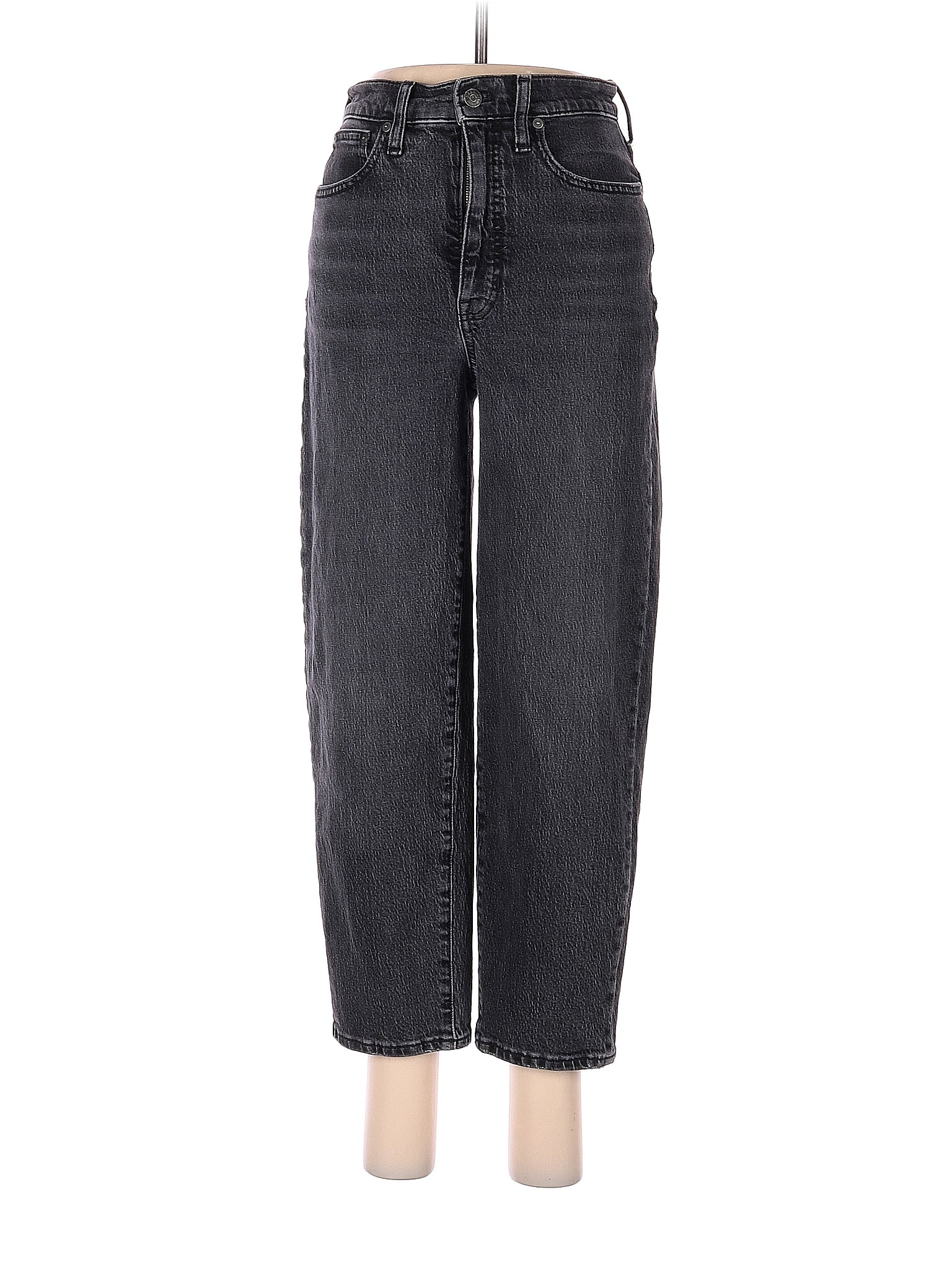 Mid-Rise Boyjeans Madewell Jeans 26 in Dark Wash waist size - 26