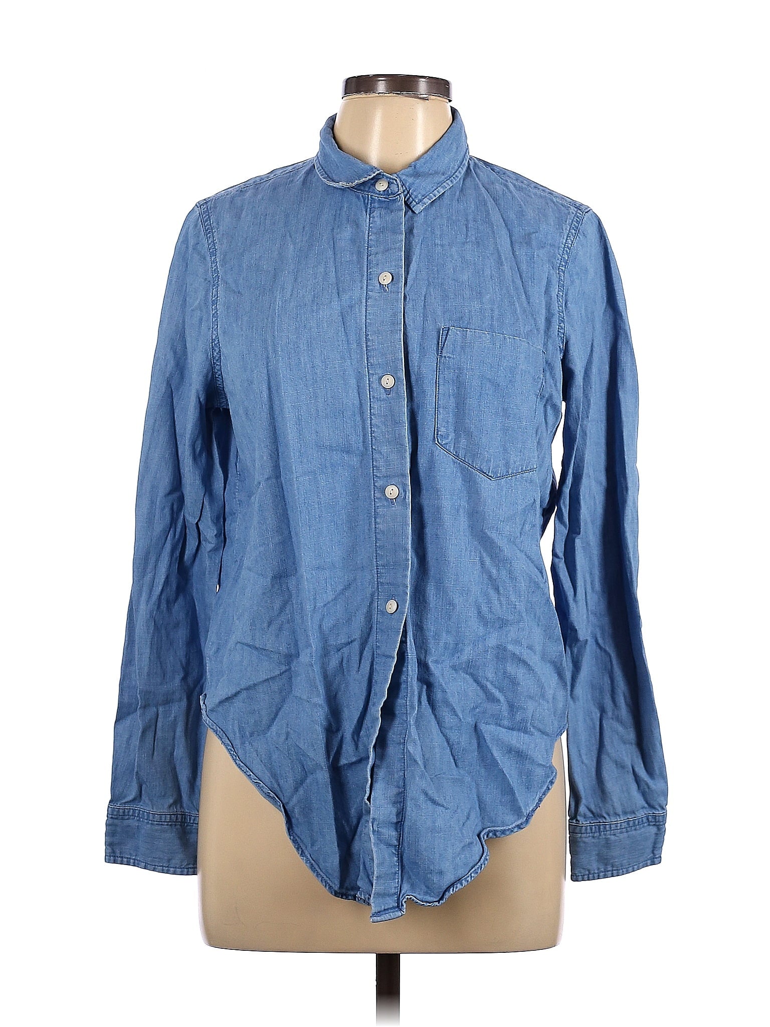 Long Sleeve Button-Down Shirt size - L