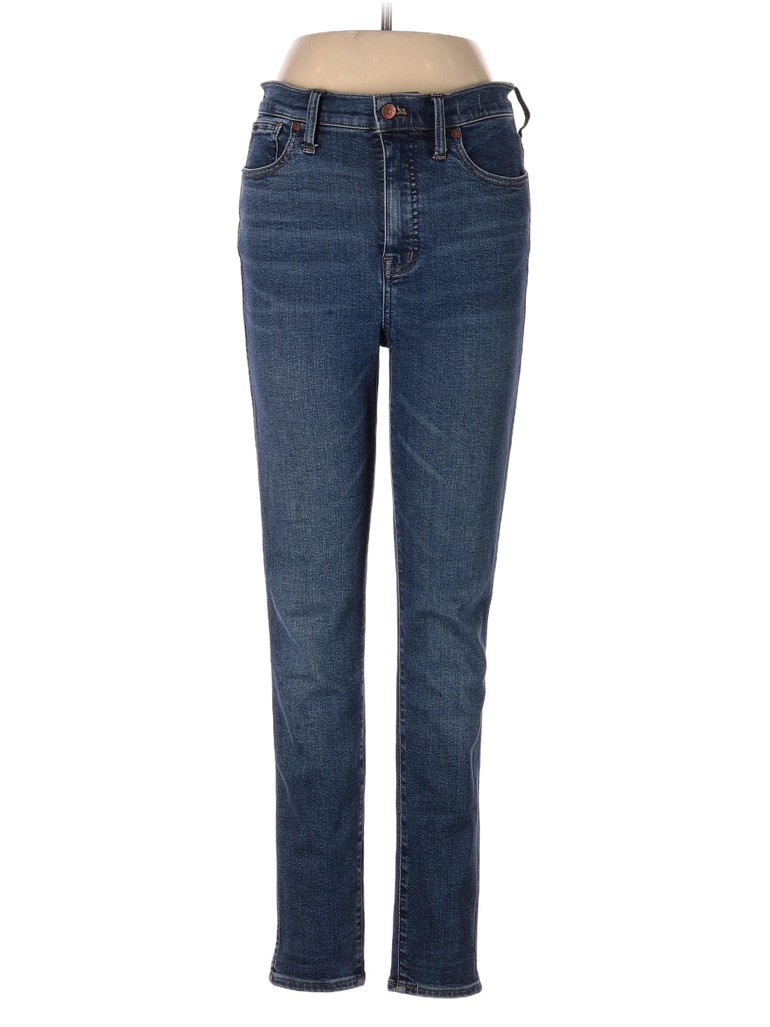 High-Rise Skinny Madewell Jeans 28 in Dark Wash waist size - 28