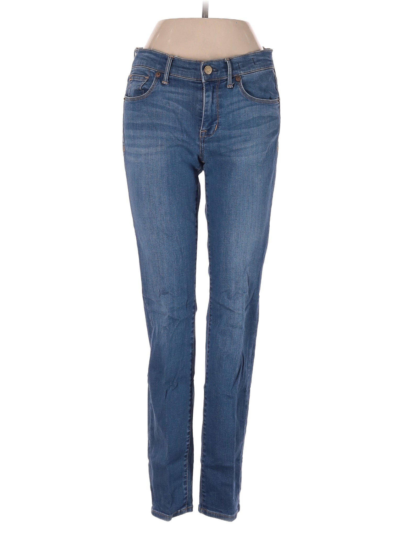 Low-Rise Skinny Jeans in Dark Wash waist size - 27