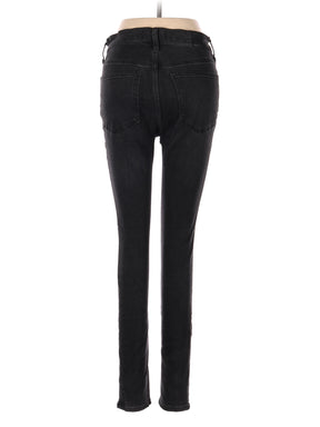High-Rise Skinny 9" Mid-Rise Roadtripper Supersoft Jeans In Ashmont Wash in Dark Wash waist size - 27