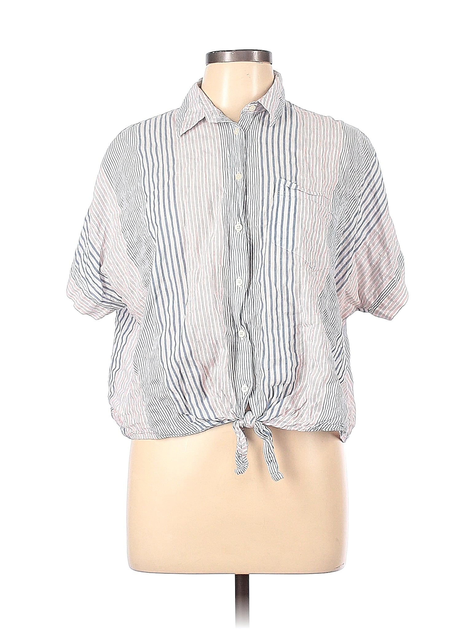 Short Sleeve Button-Down Shirt size - L