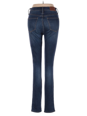 High-Rise Skinny Jeans in Dark Wash waist size - 26 T