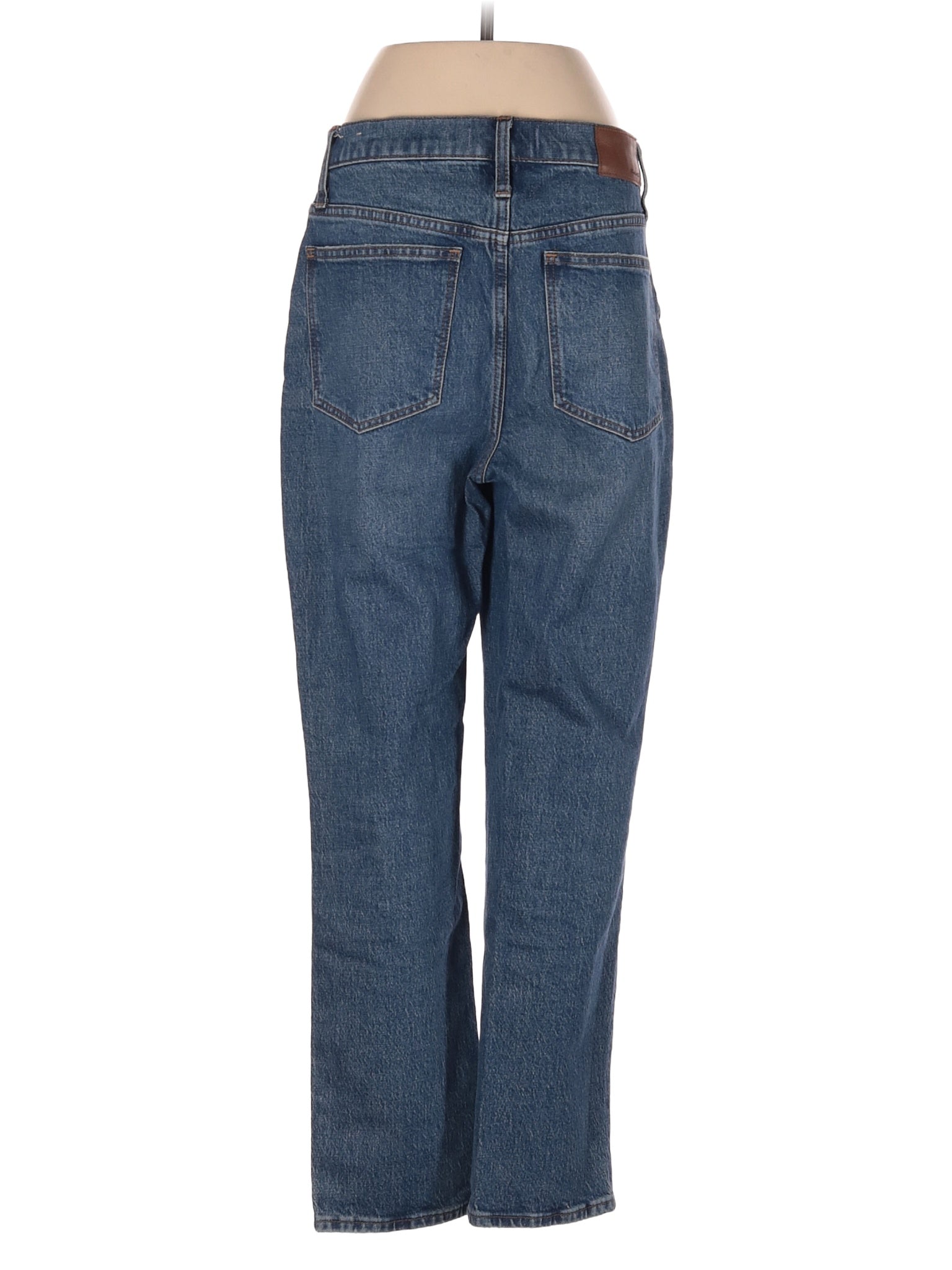 High-Rise Boyjeans Madewell Jeans 26 in Dark Wash waist size - 26