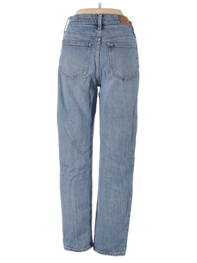 Mid-Rise Boyjeans The Perfect Vintage Jean In Belbury Wash: TENCEL&trade; Denim Edition in Light Wash waist size - 25
