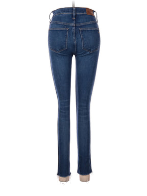 Mid-Rise Skinny Jeans in Dark Wash waist size - 26