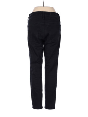 Mid-Rise Boyjeans Petite 9" Mid-Rise Skinny Jeans In Lunar Wash: TENCEL&trade; Denim Edition in Dark Wash waist size - 27 P