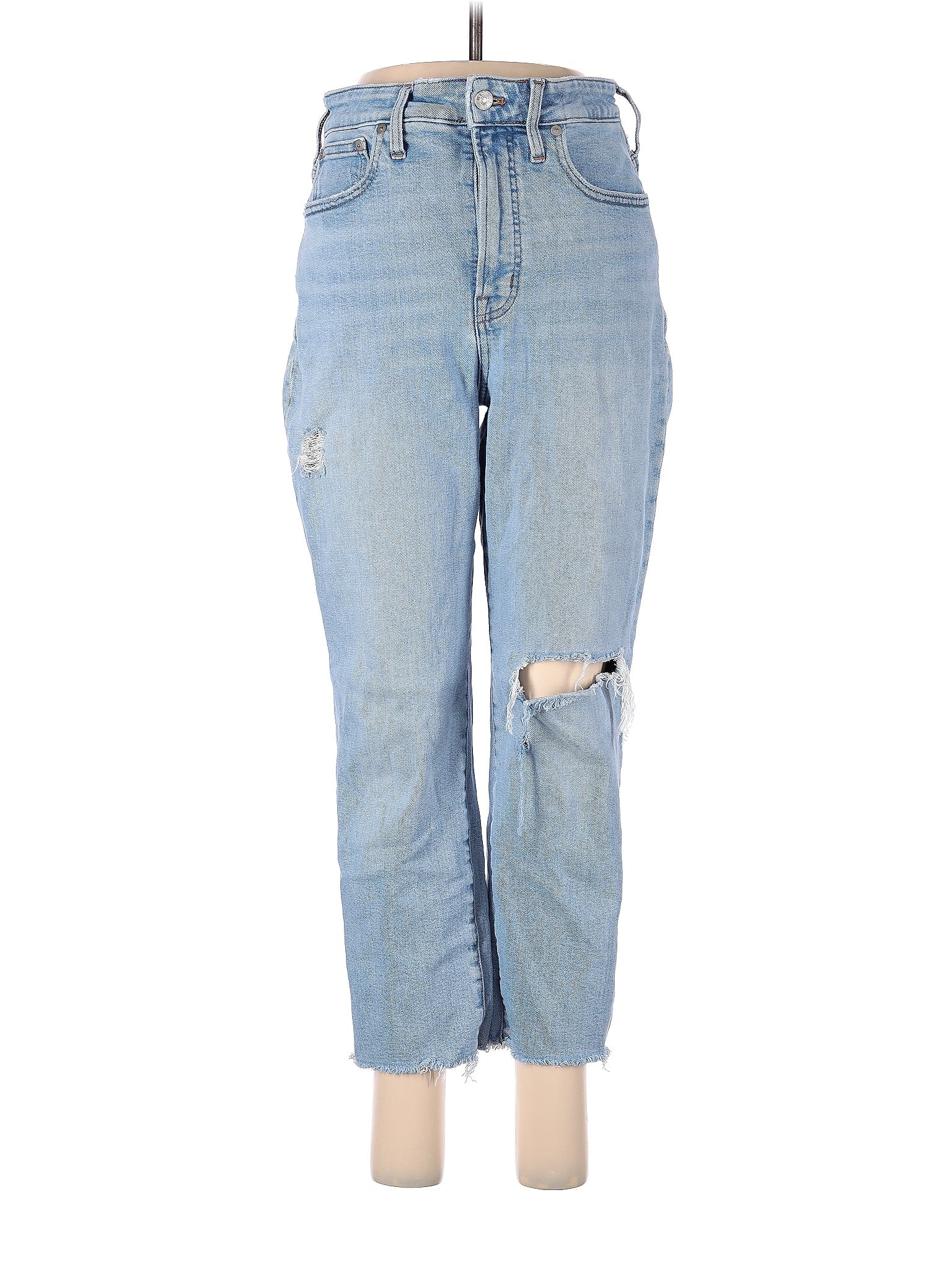 High-Rise Boyjeans Jeans in Light Wash waist size - 28 P