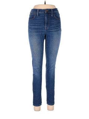 High-Rise Skinny Jeans in Medium Wash waist size - 27