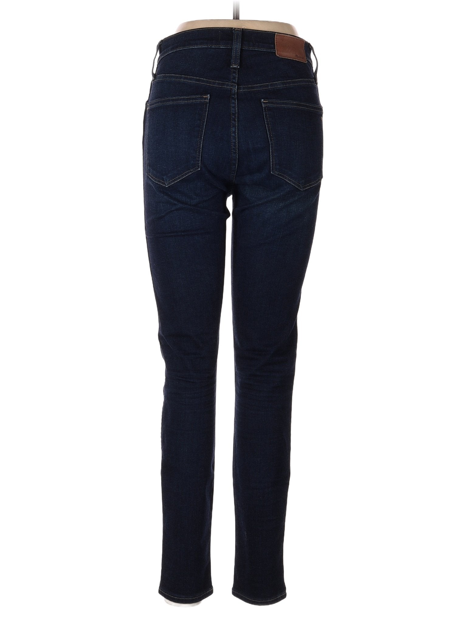 High-Rise Skinny 10" High-Rise Skinny Jeans In Hayes Wash in Dark Wash waist size - 28