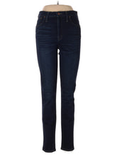 High-Rise Skinny 10" High-Rise Skinny Jeans In Hayes Wash in Dark Wash waist size - 28