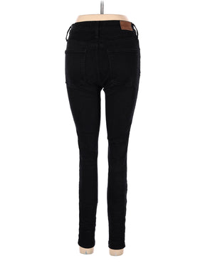 Mid-Rise Tall 9" Mid-Rise Skinny Jeans In ISKO Stay Black&trade; waist size - 29 T