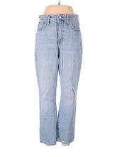 High-Rise Boyjeans Jeans in Light Wash waist size - 27