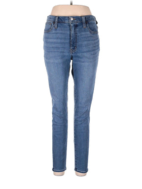 High-Rise Skinny Jeans in Medium Wash waist size - 30