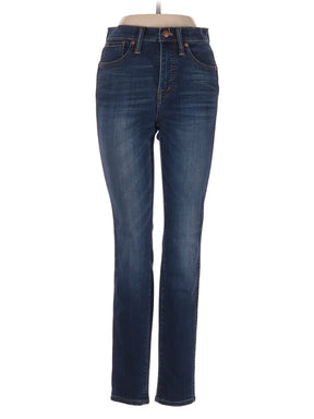 High-Rise Skinny 10" High-Rise Skinny Jeans In Danny Wash: TENCEL&trade; Denim Edition in Dark Wash waist size - 25